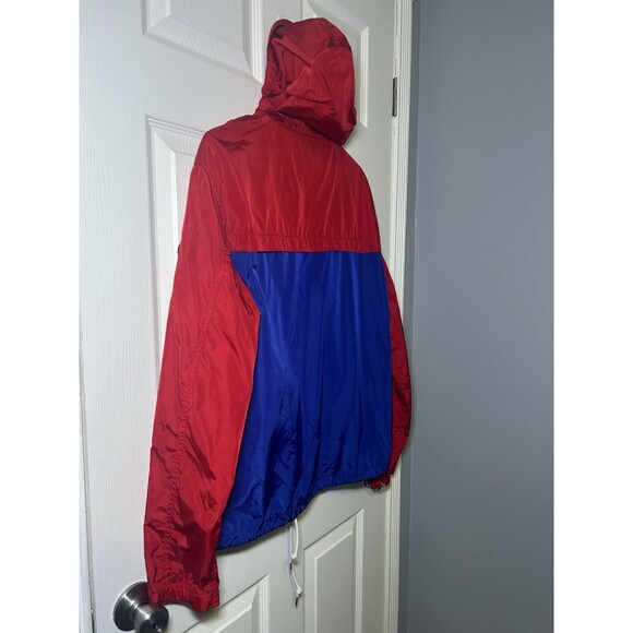 Polo Ralph Lauren Men’s Colorblock Hooded Windbreaker Jacket Red Blue Zip Up L - Picture 8 of 8